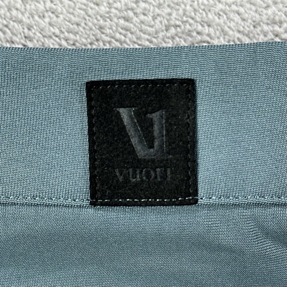 Vuori Meta Pants Mens 32 Teal Performance Zip Pocket Travel Golf Casual Chino - Picture 7 of 16